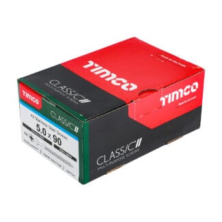 TIMCO Classic Multi-Purpose Countersunk A2 Stainless Steel Woodcrews - 5.0 x 90