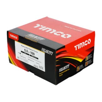 TIMCO Velocity Premium Multi-Use Countersunk Gold Woodscrews - 5.0 x 100 - Industry Pack