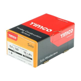 TIMCO Solo Countersunk Gold Woodscrews - 5.0 x 120