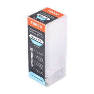 TIMCO Timber Screws Hex Flange Head A4 Stainless Steel - 6.7 x 50