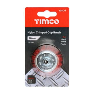 TIMCO Drill Cup Brush Nylon - 50mm