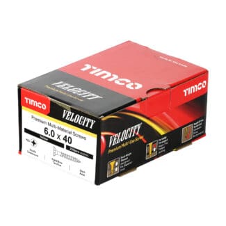 TIMCO Velocity Premium Multi-Use Countersunk Gold Woodscrews - 6.0 x 40