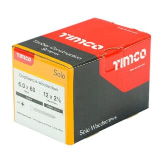 TIMCO Solo Countersunk Gold Woodscrews - 6.0 x 60