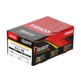 TIMCO Velocity Premium Multi-Use Countersunk Gold Woodscrews - 6.0 x 90