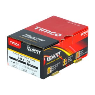 TIMCO Velocity Premium Multi-Use Countersunk Gold Woodscrews - 6.0 x 100