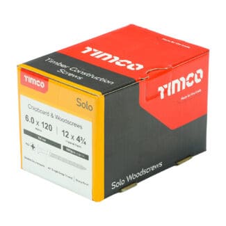 TIMCO Solo Countersunk Gold Woodscrews - 6.0 x 120