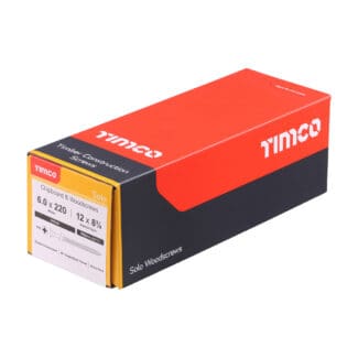 Timco Solo Chipboard & Woodscrews PZ Double Countersunk Yellow  - 6.0 x 220