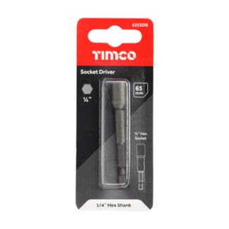 TIMCO Magnetic Socket Driver S2 - 1/4 x 65