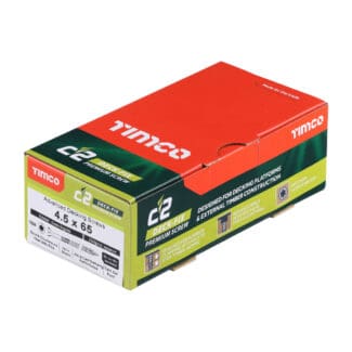 TIMCO C2 Deck-Fix Premium Countersunk Green Decking Screws - 4.5 x 65