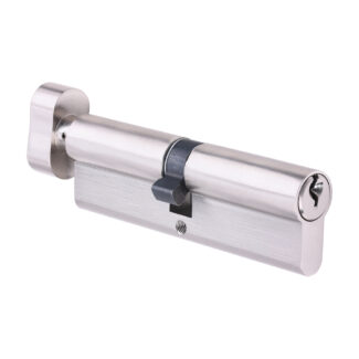 Timco Euro Profile Cylinder - Thumbturn - Satin Nickel - 100mm (50/50)
