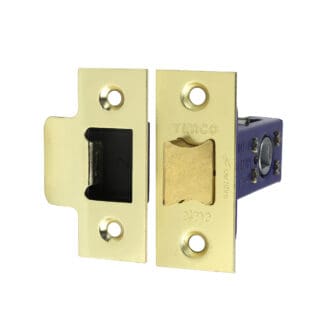 Timco Architectural Tubular Latch Electro Brass & Satin Nickel  - 64 case / 45 backse -