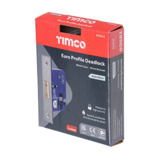TIMCO Euro Deadlock Satin Nickel - 66mm