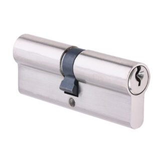 Timco Euro Profile Cylinder - Double - Satin Nickel - 80mm (40/40)