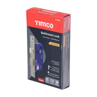 TIMCO Bathroom Lock Electro Brass - 65mm