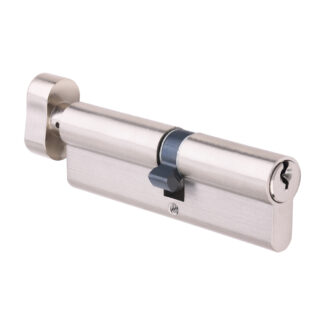 Timco Euro Profile Cylinder - Thumbturn - Satin Nickel - 100mm (45/55)