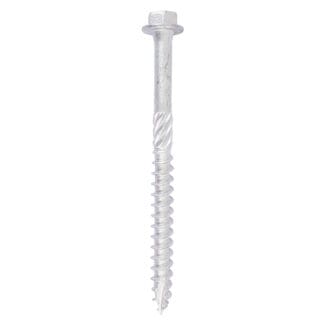 TIMCO Hex Flange Head Exterior Silver Timber Screws  - 6.0 x 80