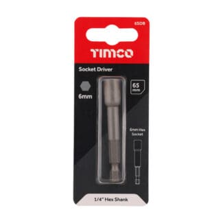 TIMCO Magnetic Socket Driver S2 - 6 x 65