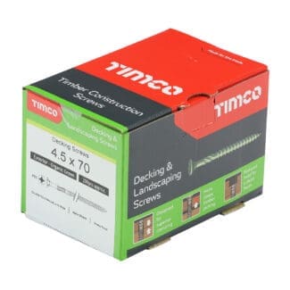 TIMCO Decking Screws Countersunk Exterior Green - 4.5 x 70