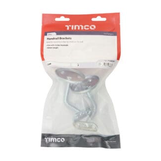 Timco Steel Handrail Brackets Zinc  - 63mm
