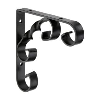 Timco Scroll Bracket Black  - 4 x 4"