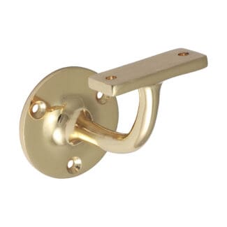 Timco Handrail Bracket Electro Brass  - 64mm
