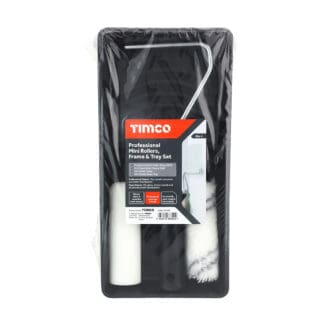 Timco Professional Mini Roller Frame & Tray Set - 4" Medium & Long Pile