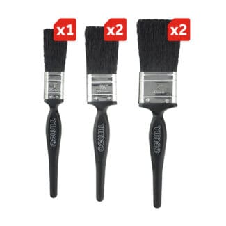 Timco Contractors Mixed Paint Brush Set  - 5pcs