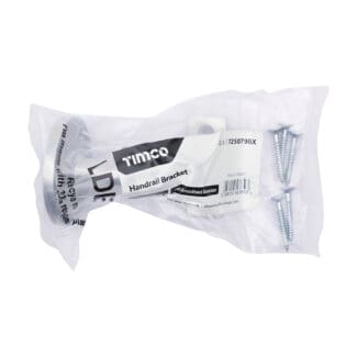 Timco Handrail Bracket Satin Anodised Aluminium  - 63mm