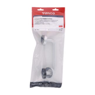 Timco D Shaped Pull Handle On Rose Satin Anodised Aluminium  - 152 x 19