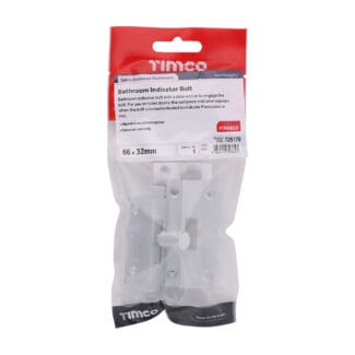 Timco Bathroom Indicator Bolt Satin Anodised Aluminium  - 66 x 32