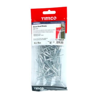 TIMCO Rivets Dome Head Aluminium - 3.2 x 10