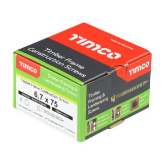 TIMCO Timber Screws Hex Flange Head Exterior Green - 6.7 x 75