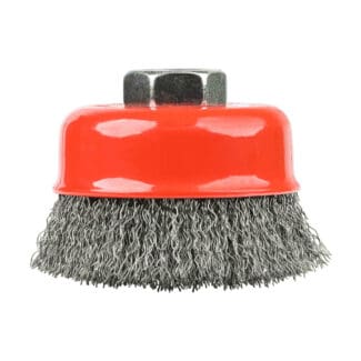 TIMCO Angle Grinder Cup Brush Crimped Steel Wire - 75mm