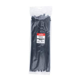 TIMCO Cable Ties Black - 7.6 x 370