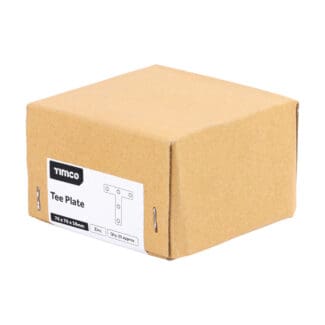 TIMCO Tee Plates Silver - 76 x 76 x 16