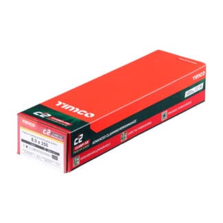 TIMCO C2 Clamp-Fix Multi-Purpose Premium Countersunk Gold Woodscrews - 8.0 x 250