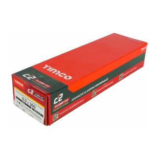 TIMCO C2 Clamp-Fix Multi-Purpose Premium Countersunk Gold Woodscrews - 8.0 x 300