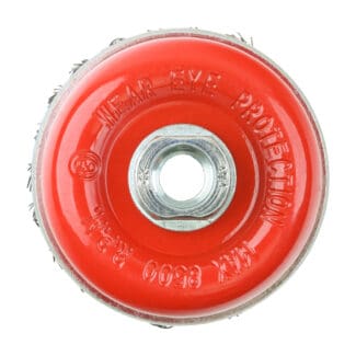 TIMCO Angle Grinder Cup Brush Twisted Knot Steel Wire - 80mm