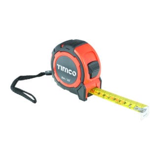 Timco Tape Measure  - 8m/26f - x 25mm