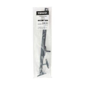 Timco Casement Stay (900A) Black  - 250mm