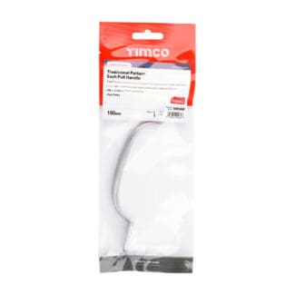 Timco Traditional Pattern Sash Pull Handle Satin Chrome  - 160mm