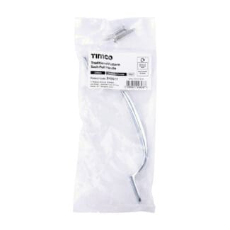 Timco Traditional Pattern Sash Pull Handle Polished Chrome  - 160mm