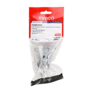Timco Fanlight Catch Polished Chrome  - 50 x 60