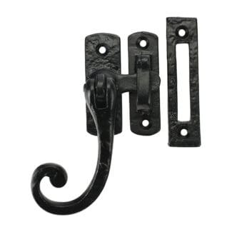 Timco Curly Tail Casement Fastener Antique Black  - 86mm
