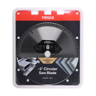 TIMCO -5° Circular Saw Blade - 305 x 30 x 80T