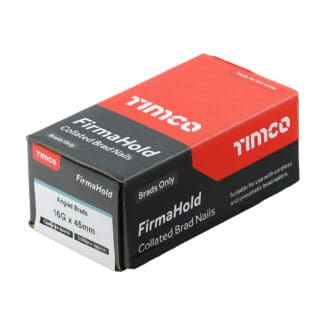 TIMCO FirmaHold Collated 16 Gauge Angled Galvanised Brad Nails - 16g x 45