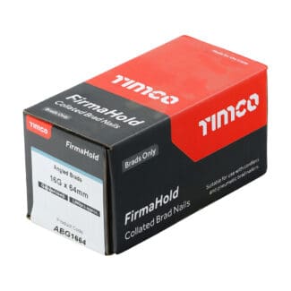 TIMCO FirmaHold Collated 16 Gauge Angled Galvanised Brad Nails - 16g x 64