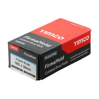 TIMCO FirmaHold Collated 16 Gauge Angled A2 Stainless Steel Brad Nails - 16g x 38