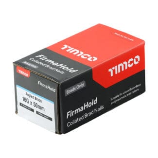TIMCO FirmaHold Collated 16 Gauge Angled A2 Stainless Steel Brad Nails - 16g x 50