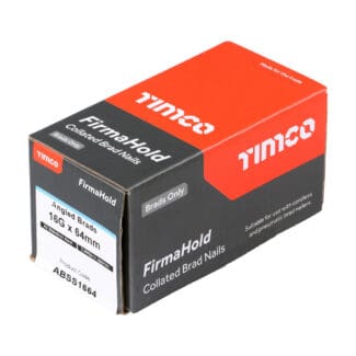 TIMCO FirmaHold Collated 16 Gauge Angled A2 Stainless Steel Brad Nails - 16g x 64